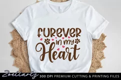 Furever In My Heart Dog Memorial SVG Pet In Memory SVG PNG Product Image 2