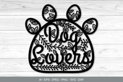 Dog Lovers Papercut SVG Product Image 1