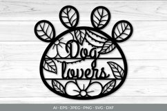 Dog Lovers Papercut SVG Product Image 1