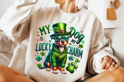 St Patrick&#039;s Day Dog PNG, My Dog Is My Lucky Charm PNG, Dog Product Image 2