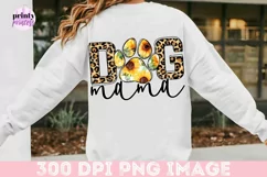 Dog Mama Sublimation, Mom Leopard Png, Mom Sublimation PNG Product Image 4