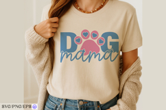 Dog Mama Dog Funny Quote SVG PNG T-shirt Design Product Image 4