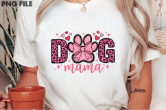 Dog Mama Leopard Print Valentine PNG Product Image 2