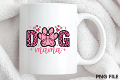 Dog Mama Leopard Print Valentine PNG Product Image 4