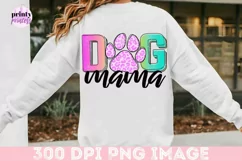 Dog Mama Sublimation, Mom Leopard Png, Mom Sublimation PNG Product Image 1