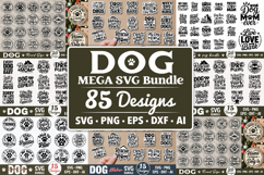 Dog Mega SVG Bundle, Funny Dog Quotes SVG Designs Product Image 1