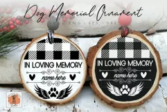 Dog Memorial Christmas Ornament SVG In Loving Memory Of Dog