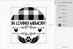 Dog Memorial Christmas Ornament SVG In Loving Memory Of Dog