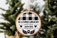 Dog Memorial Christmas Ornament SVG In Loving Memory Of Dog