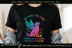 Dog Memorial SVG for Cricut My Angel Has Paws Farmhouse Sign Product Image 8