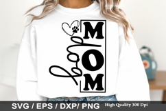 Dog mom SVG Design - Dog Mother Coffee Lover Product Image 4