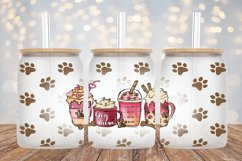 Dog Mom - 16oz Libbey Glass - PNG Sublimation Design Product Image 1