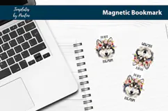 Siberian Husky Bookmark