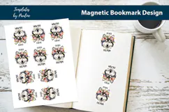 Siberian Husky Bookmark