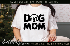 Dog Mom SVG Cut Files Mothers Day T-shirt Mug Pillow Design Product Image 2