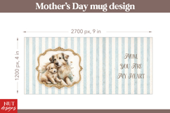 Mothers Day Mug Vintage Mom Dog Mug wrap Mothers day quote Product Image 2