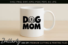 Dog Mom SVG Cut Files Mothers Day T-shirt Mug Pillow Design Product Image 3