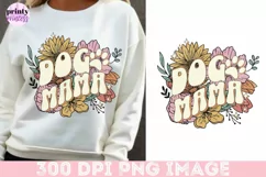 floral dog mom sublimation png