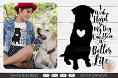 Dog Mom SVG Design Dog Lover SVG Quote For Mothers Day