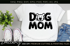 Dog Mom SVG Cut Files Mothers Day T-shirt Mug Pillow Design Product Image 8