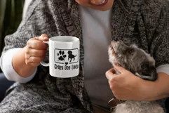 Dog Mom SVG Funny Quote Dog Paw Print SVG Crazy Dog Lady