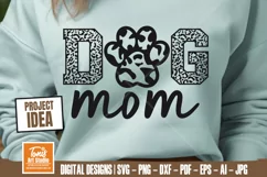 Dog Mom Svg - Dog Mama Svg - Mom Life Svg Product Image 1