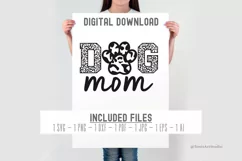 Dog Mom Svg - Dog Mama Svg - Mom Life Svg Product Image 2