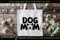 Dog Mom SVG Cut Files Mothers Day T-shirt Mug Pillow Design Product Image 7