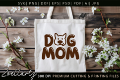 Dog Mom SVG Cut Files Mothers Day T-shirt Mug Pillow Design Product Image 7