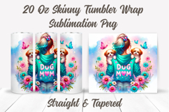 Dog Mom Tumbler Wrap, Dog Lover Tumbler PNG, Dog Tumbler PNG Product Image 2