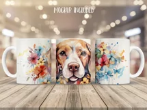 Dog 3D Mug Wrap Sublimation Designs, 3d Mug, Cat Png