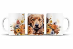 Dog 3D Mug Wrap Sublimation Designs, 3d Mug, Dog Png