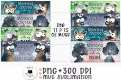 Coffee With My Dog Mug Wraps | Dog Mug Designs Product Image 2