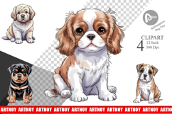 Dog Nursery Clipart Product Image 1