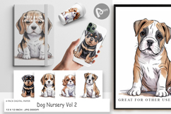 Digital Paper Dog Nursery Product Image 1