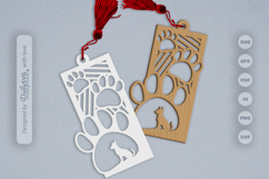 Chihuahua - Dog&#039;s Paw Bookmark SVG Product Image 2