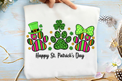 Dog Paw St Patricks Day Png Product Image 1