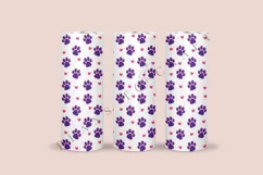 dog paws hearts dog mama dog mom dog lover skinny tumbler sublimation design for 20oz and 30oz skinny tumbler sublimation wrap