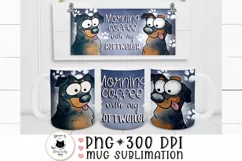 rottweiler dog sublimation design on mugs