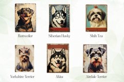 Dog Portrait Vintage Sublimation Clipart Product Image 4