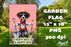 Dog Garden flag sublimation bundle, garden sayings PNG Product Image 10