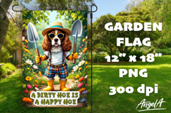 Dog Garden flag sublimation bundle, garden sayings PNG Product Image 11