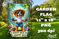 Dog Garden flag sublimation bundle, garden sayings PNG Product Image 12