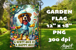 Dog Garden flag sublimation bundle, garden sayings PNG Product Image 15