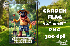 Dog Garden flag sublimation bundle, garden sayings PNG Product Image 2