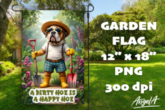 Dog Garden flag sublimation bundle, garden sayings PNG Product Image 3