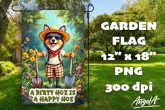 Dog Garden flag sublimation bundle, garden sayings PNG Product Image 6