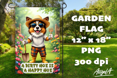 Dog Garden flag sublimation bundle, garden sayings PNG Product Image 7