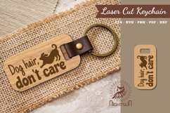 Dog Quotes Laser Cut Keychain Product Image 1