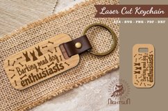 Dog Quotes Laser Cut Keychain Product Image 1